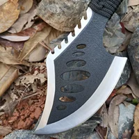 Outdoor Survival High Carbon Stainless Steel Camping Tactical Axe Multi-purpose Wild Adventure Mountain Axe Car Anti Combat Axe 2