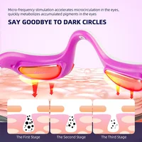 3D Hot compress Eyes Relax Massager Fatigue Relief Eye Wrinkles Dark Circles Remover Eye Skin Tightening Eye Beauty Device 2