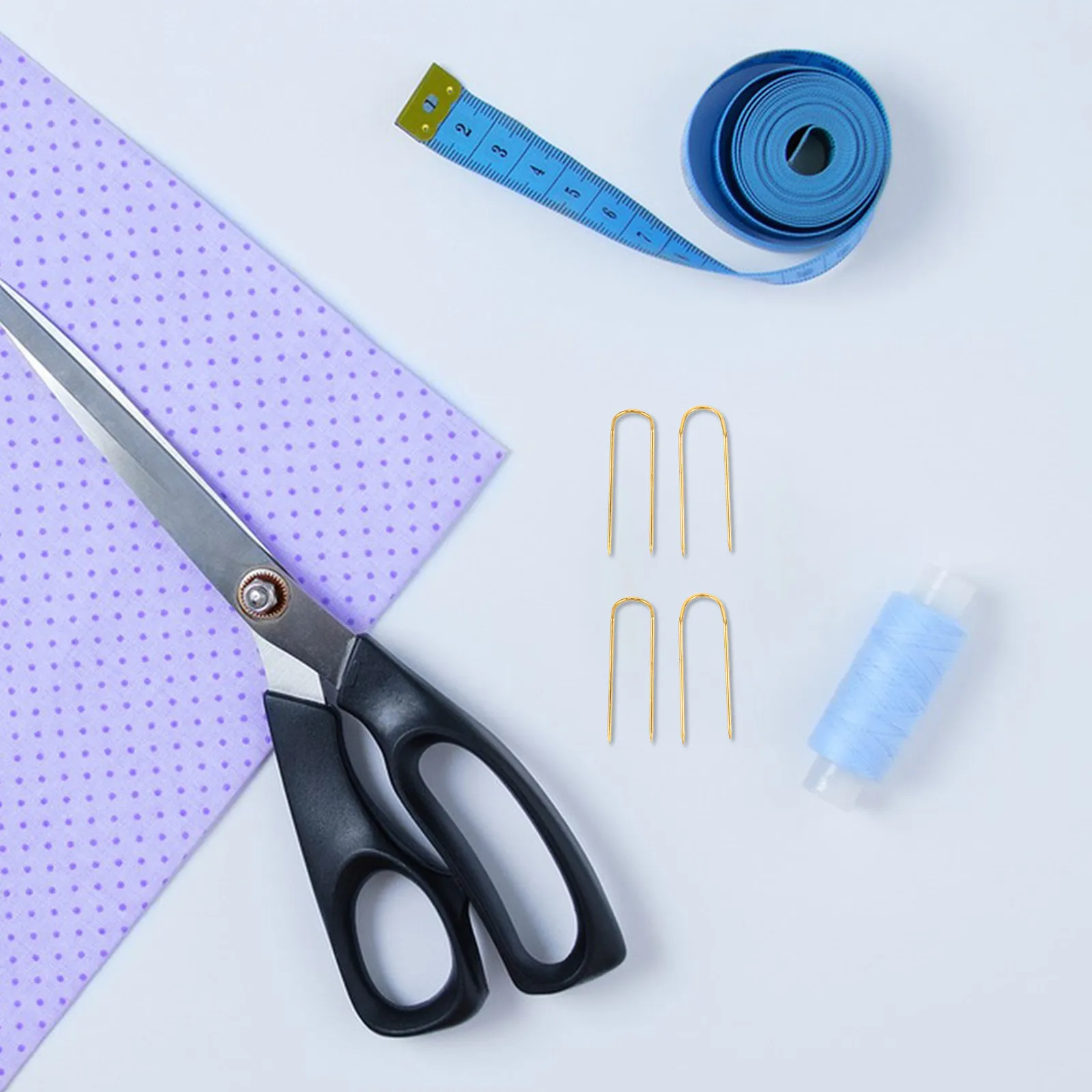 100개 골든 메탈 U핀 이중 뾰족핀, 바느질 공예, 위치 지정, 고정, 퀼팅, 바인딩, 가구 장식, DIY, 홈 데코용