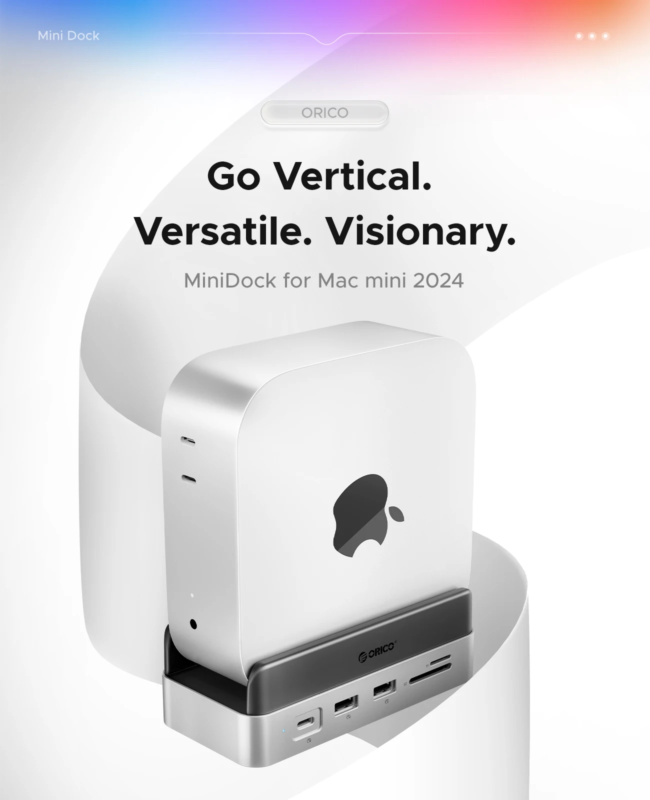 秀之 Mac mini 2024 + ORICO MiniLink Amazon.com: ORICO MiniLink 40Gbps Mac mini M4 Dock, USB4
