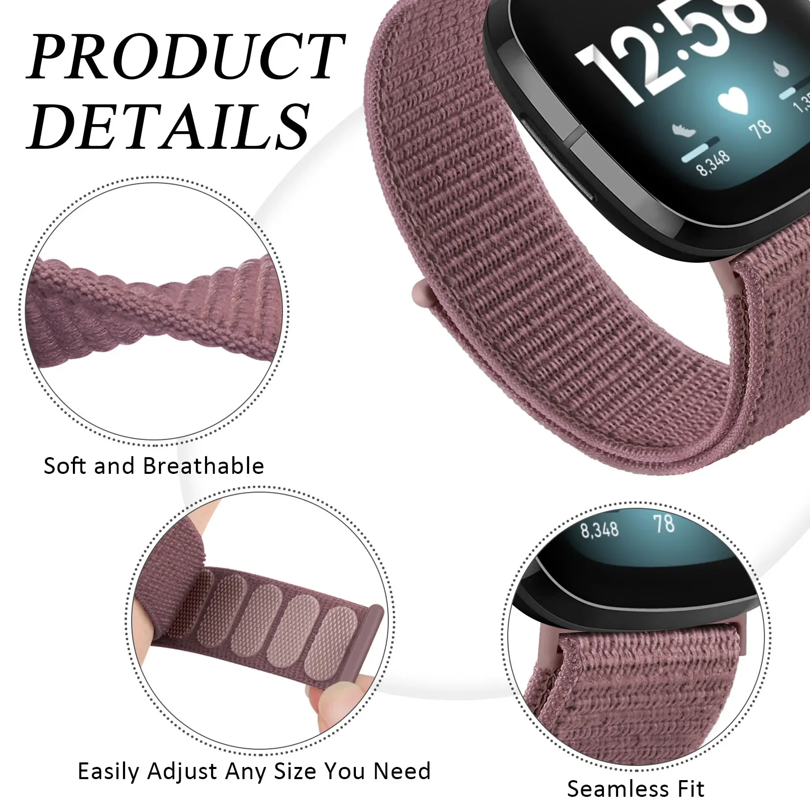 Breathable Soft Nylon Sport Watch Band - Premium Wristband Replacement