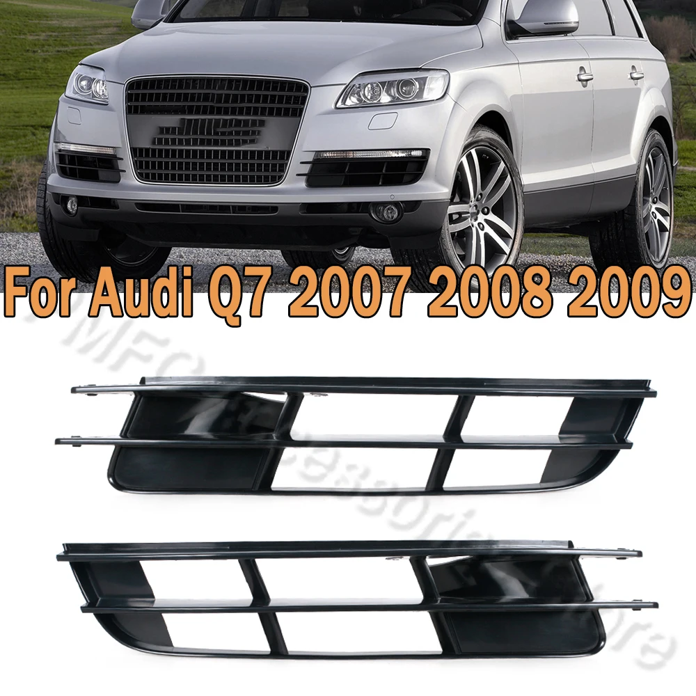 Front Bumper フォグライト Grill, Shockproof Scratch Protection Round Edges Chrome Style フォグライト Grill Cover for CADDY 2010 to 2015 (Right) 車フロントバンパーフォグライトグリルフォグランプグリルカバー Q7 S