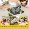 Chain Triggle Chess Game Triggle Rubber Band Game Toy For Kid Interactive Board Game Battle Set For Family Party Gift 3