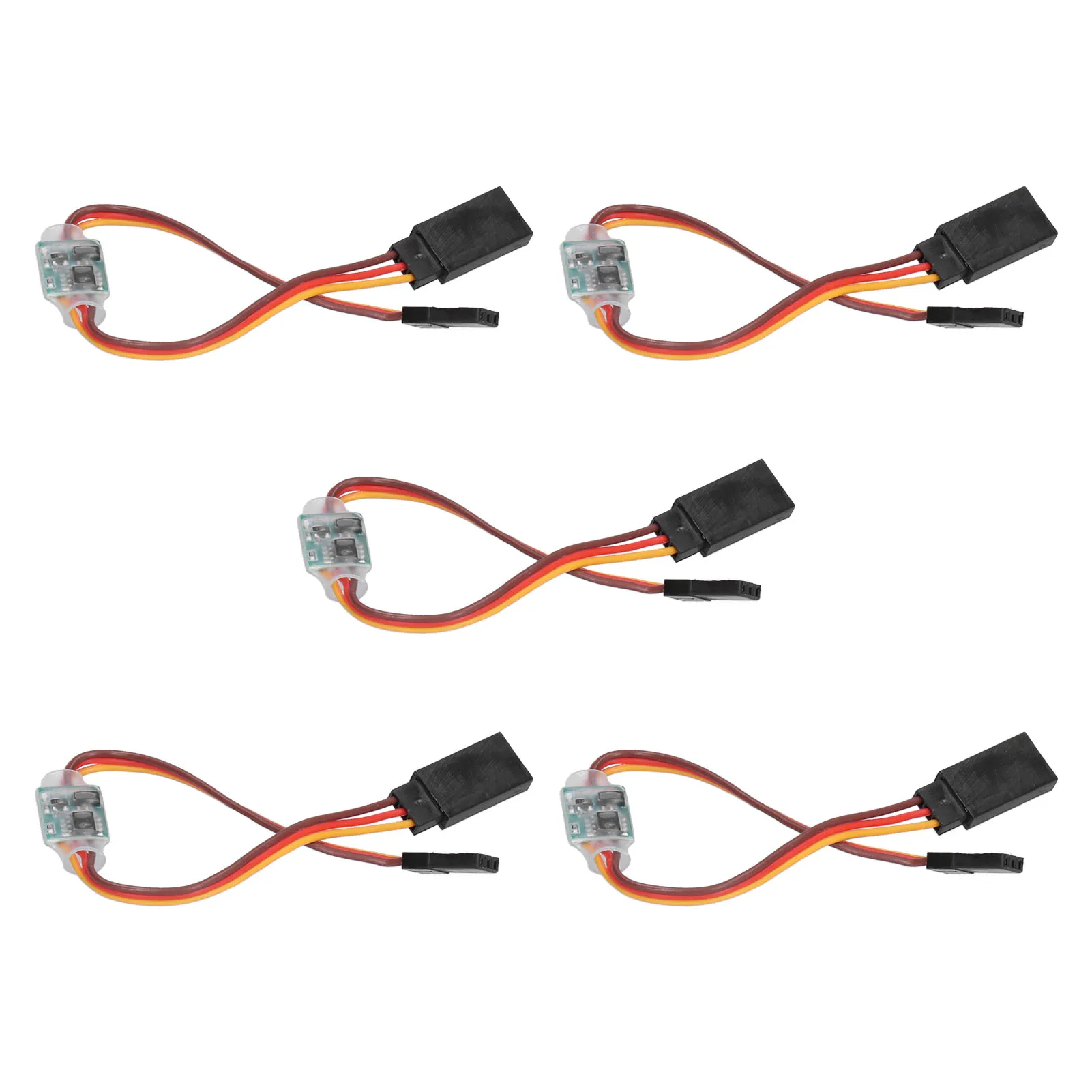 RC 항공기 3.6V-24V 5A용 5Pcs 서보 신호 반전기 스티어링 기어 회전 인버터