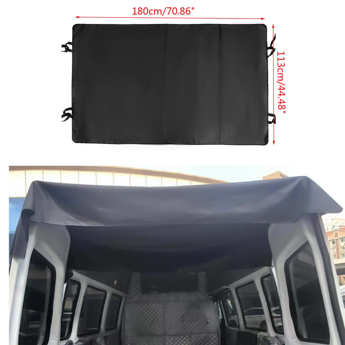 210D Rear Barn Door Awning Cover Black Fit for Ford Transit Custom 2013  Onwards for VW T5 T6 Campervan Wear-resistant Waterproof - AliExpress