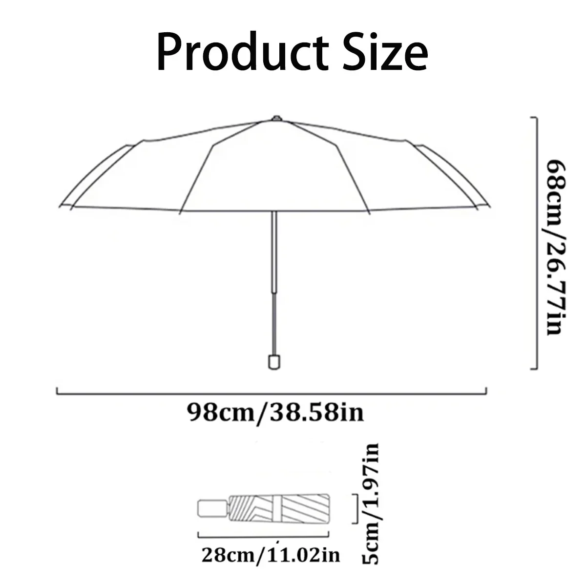 Mini Folding Automatic Umbrella Anti UV Rain Sun Umbrella Fashion Portable Windproof Light Women Men Children Parasol