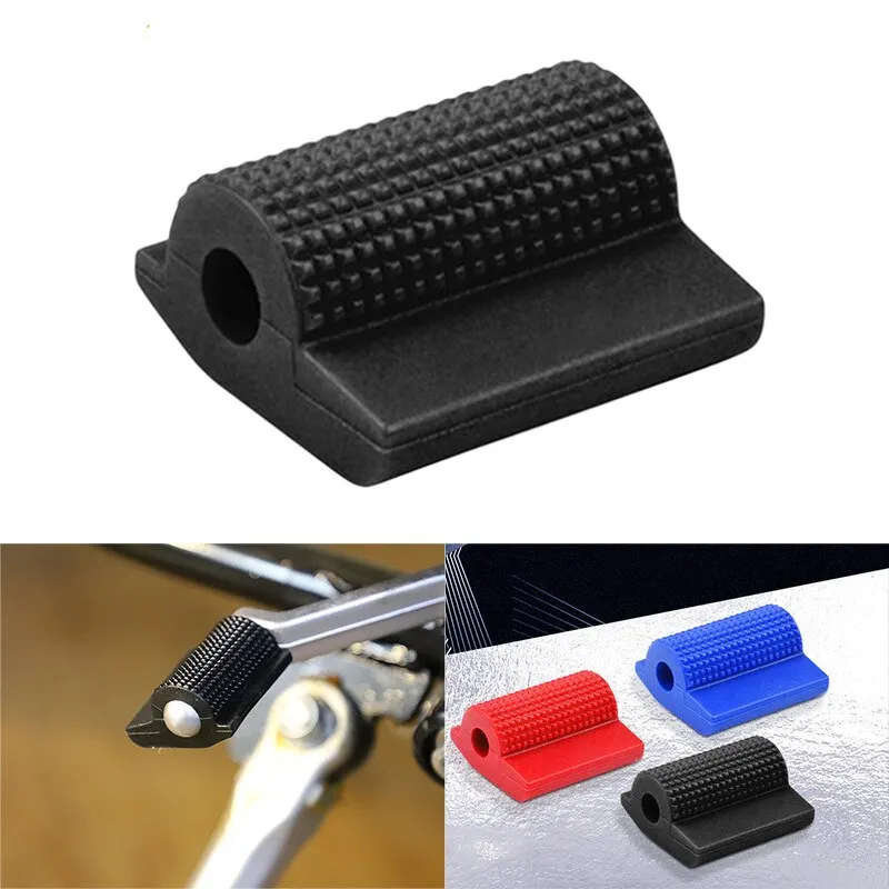 Universal Motorcycle Shift Gear Lever Pedal Rubber Cover Protector Foot Peg Toe Gel For Honda Yamaha Kawasaki Accessory 2PCS motorcycle shift lever protector