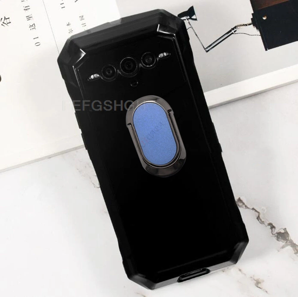 Enhanced Phone Cover with Back Ring Holder - TPU Soft Silicone Case, 6.58