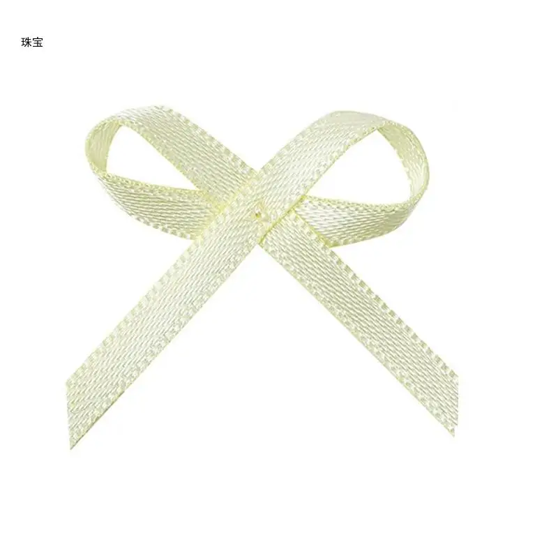 

X5QE 200 шт. Ленточные банты для рукоделия, подарочная упаковка, мини-бантик, разноцветный