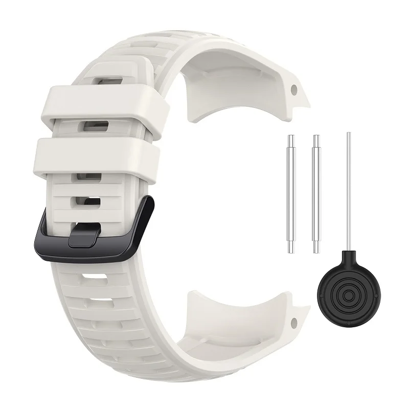 Premium Silicone Strap Replacement for Smartwatch - Elegant and Durable Wristband