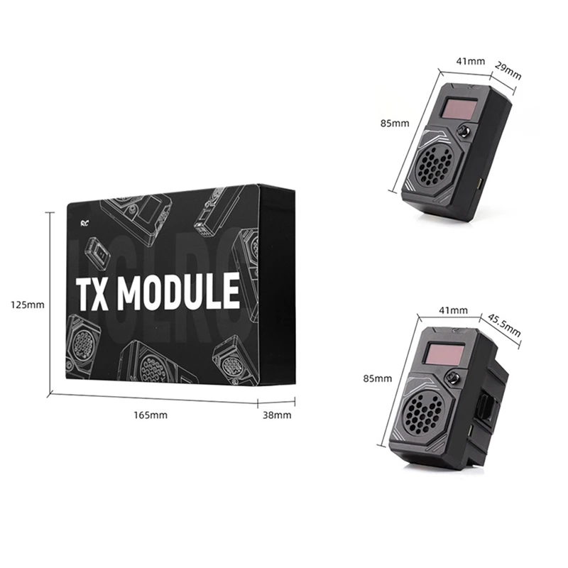 Daily For HGLRC TONE TX Ranger ELRS 868/915Mhz 2W RC Ranger 2S-6S For JR 5PIN NANO 8 Pin FPV TX