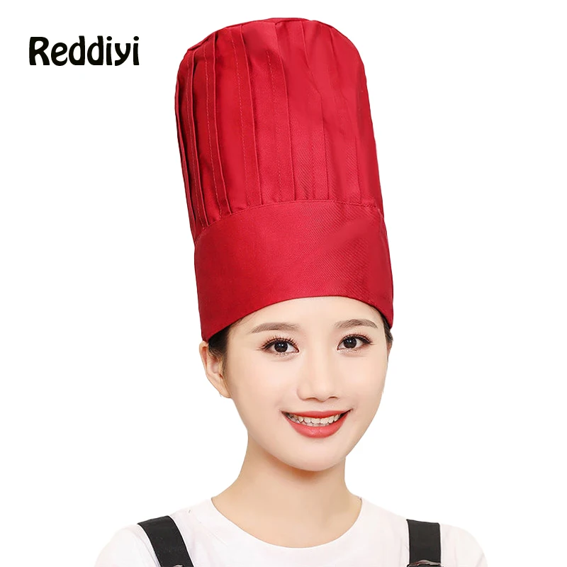 Restaurant Female Cook Hat Cooking Pastry Chef High Cap Hotel Kitchen