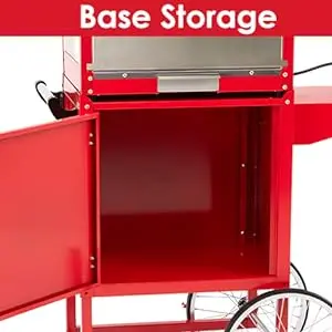 Description Picture 3 of itemCommercial Popcorn Machine with Cart, 8 Oz Kettle, 3 Mins Professional Popcorn Maker Makes Up To 60 Cups,  for Movie Theater
