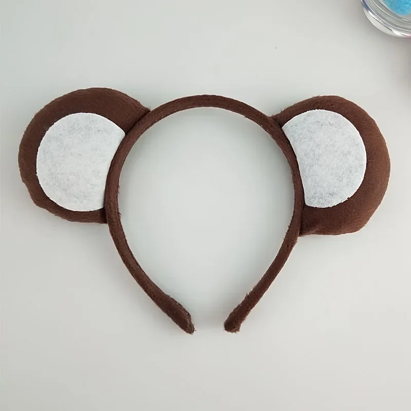 Hair Accessories Anime Cosplay Props Cosplay Necklace Animal Cosplay Costume Kids Children Animal Monkey Party Gift Headband Skirt Tail Bow Props Birthday Headwear Halloween Costume Cosplay