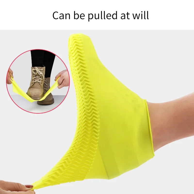 Rain Shoe Covers Silicone Rain Shoe Cover for Men Women Children