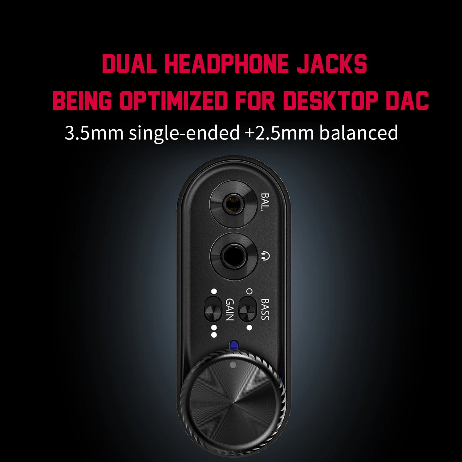 Headphone Amplifier FiiO K3 Headphone Amplifier DSD USB DAC for PC,DSD256 Support COAXIAL/OPTICAL/2.5 BALANCE