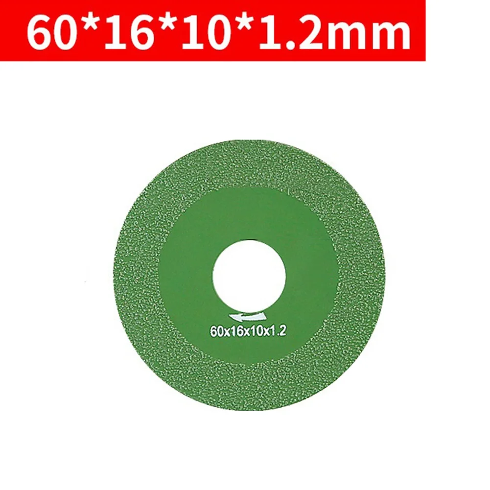 

Green Glass Cutting Disc Chamfering Crystal For Smooth Cutting 10mm 16mm 60/80mm Diamond High Manganese Steel Brand New