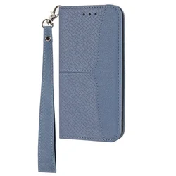 Deluxe Flip Leather Wallet Phone Case with Card Holder - Samsung A17 (4G 5G) (Grey)