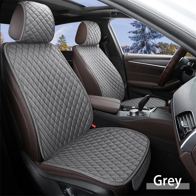 Juste de voiture universelle avec poche de rangement, coussin doux  respirant, tapis de protection de siège, adapté à la plupart des  accessoires automobiles - AliExpress