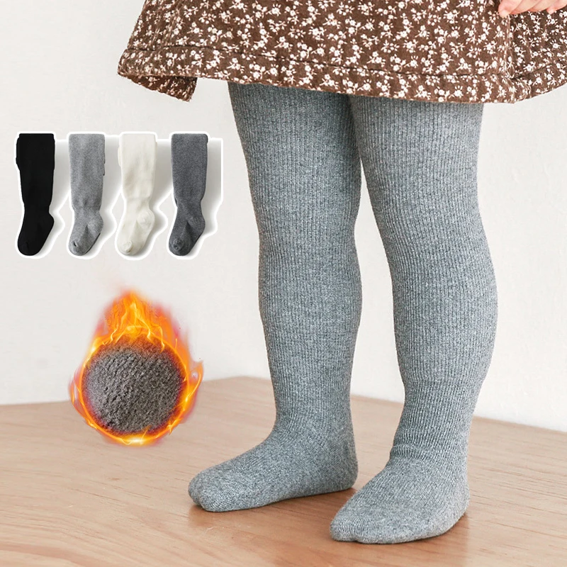 1 8Y Thicken Girls Tights for Winter Fleece Warm Baby Girl Clothing