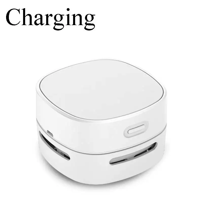Compact 360° Rotating Desktop Vacuum Cleaner