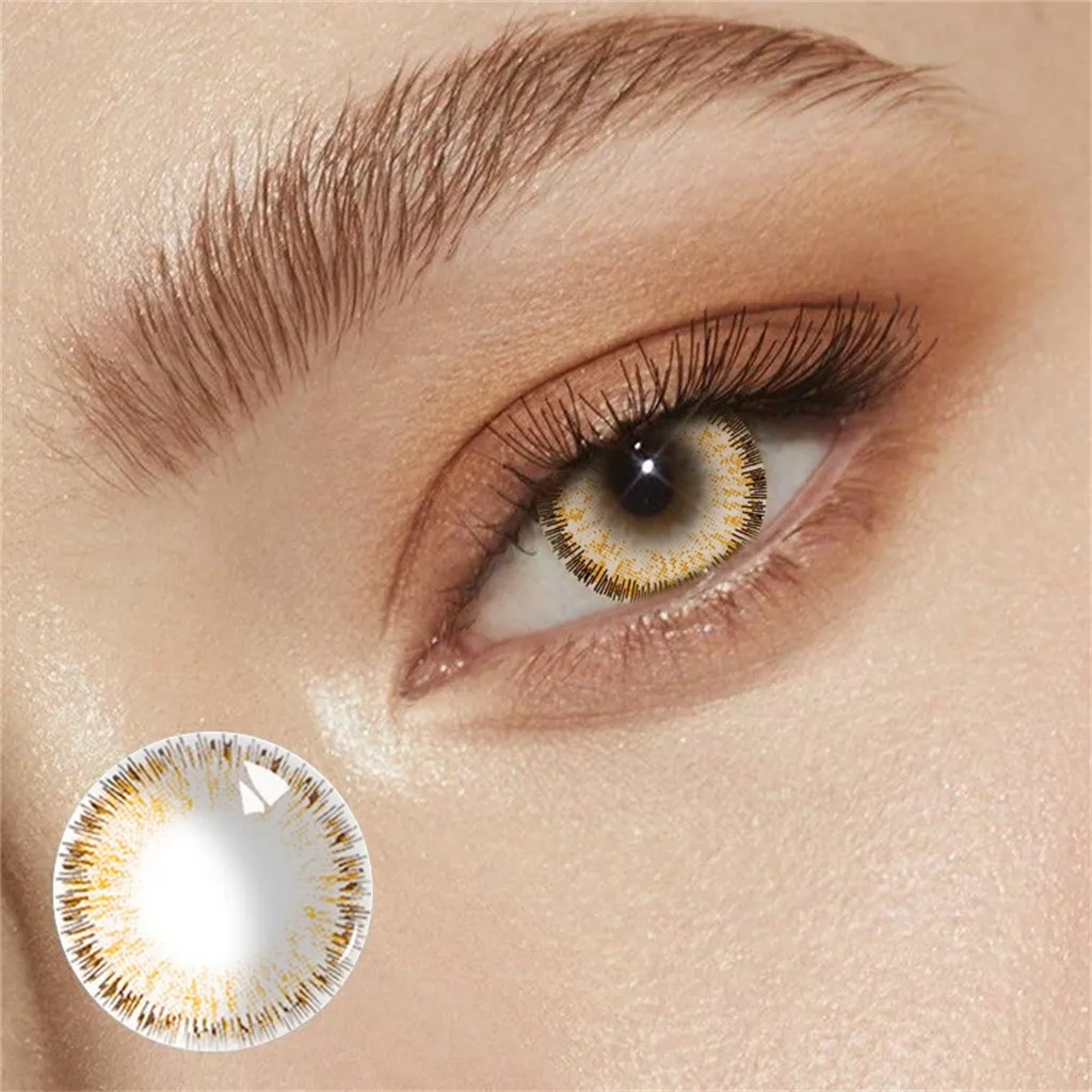 1 Pair 5 Colored Enlarger Eyes Supernatural Fashion Eye Colors Beautiful Student Lens Change Eye Color 5.5ml eye color lens