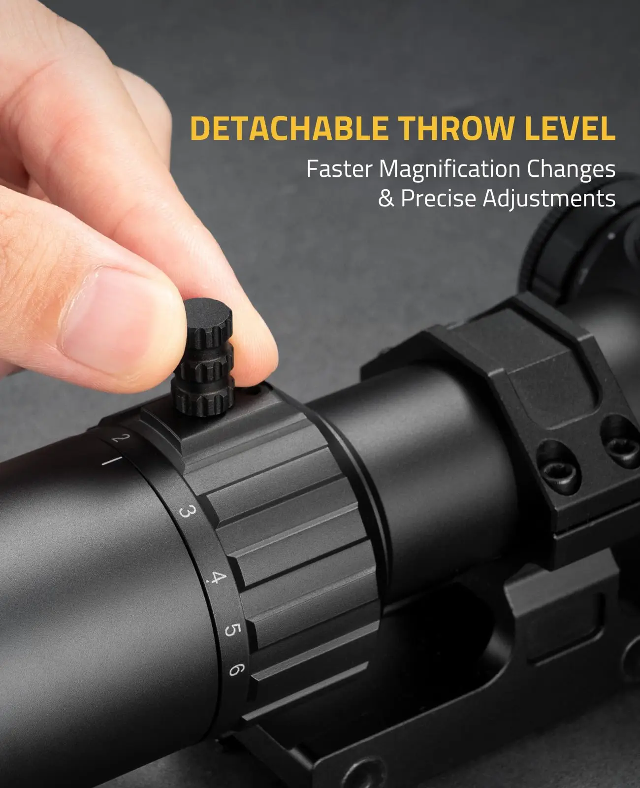 CVLIFE 1-6X24IR SFP EagleTalon LPVO Rifle Scope 30mm Cantilever Mount Illuminated BDC Reticle for.223/5.56 and.308/7.62 scope leveling kit,scope installation adapter
