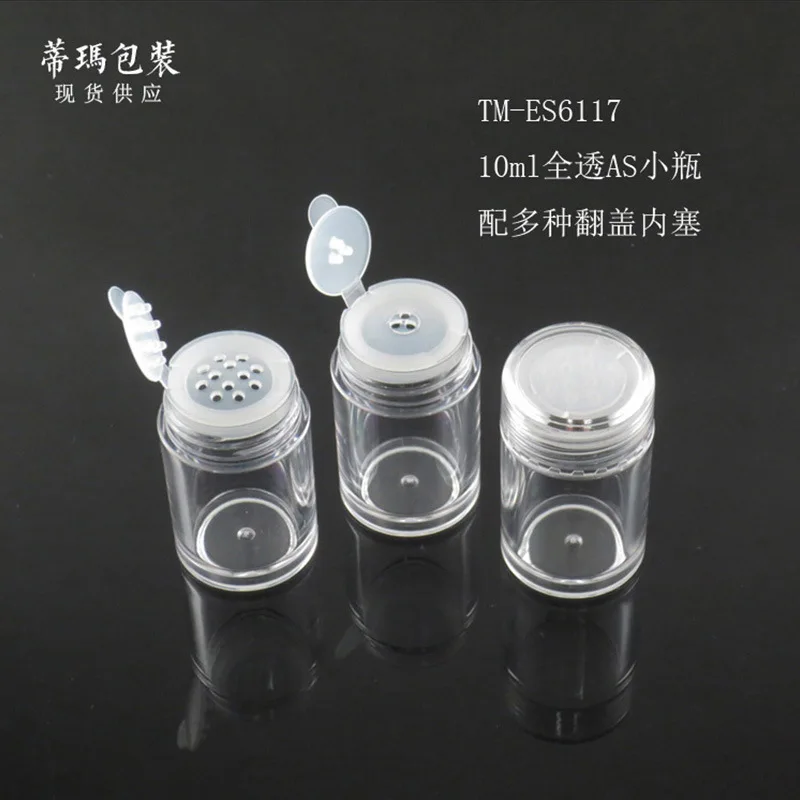 10g Empty Cosmetic Sifter Loose Powder Jars Container Screw Lid Makeup Refillable Bottles Makeup Accessories