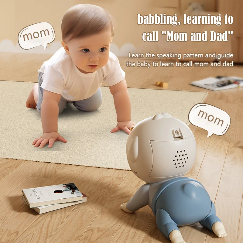 Baby Crawling Toys with Sound Electric Baby Doll Toy for Toddler Learn To Climb Educational Toddler Moving Toy 0-6-12Months Gift 3