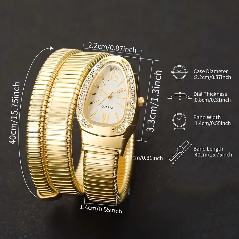 Fashion Watch Quartz Metal Band Casual Style