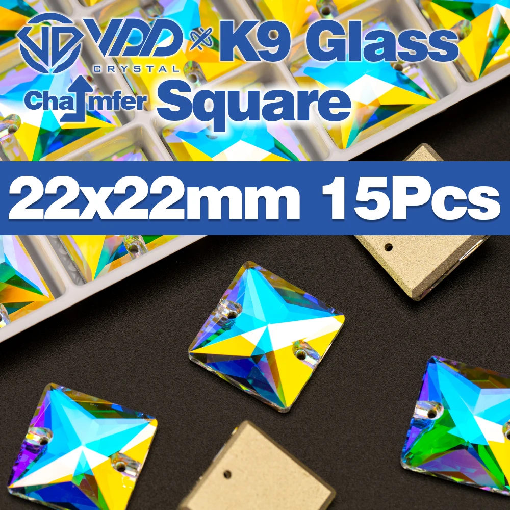 Premium K9 Glass Sew-On Rhinestones - Top Quality Crystal AB Flatback Stones for Clothing and Wedding Accessories