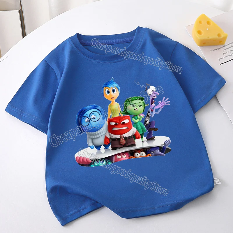 thumbnail image 1 of Disney-camisetas de manga corta para niños y niñas, Tops de dibujos animados, ropa coreana, 2024, 1 of 5