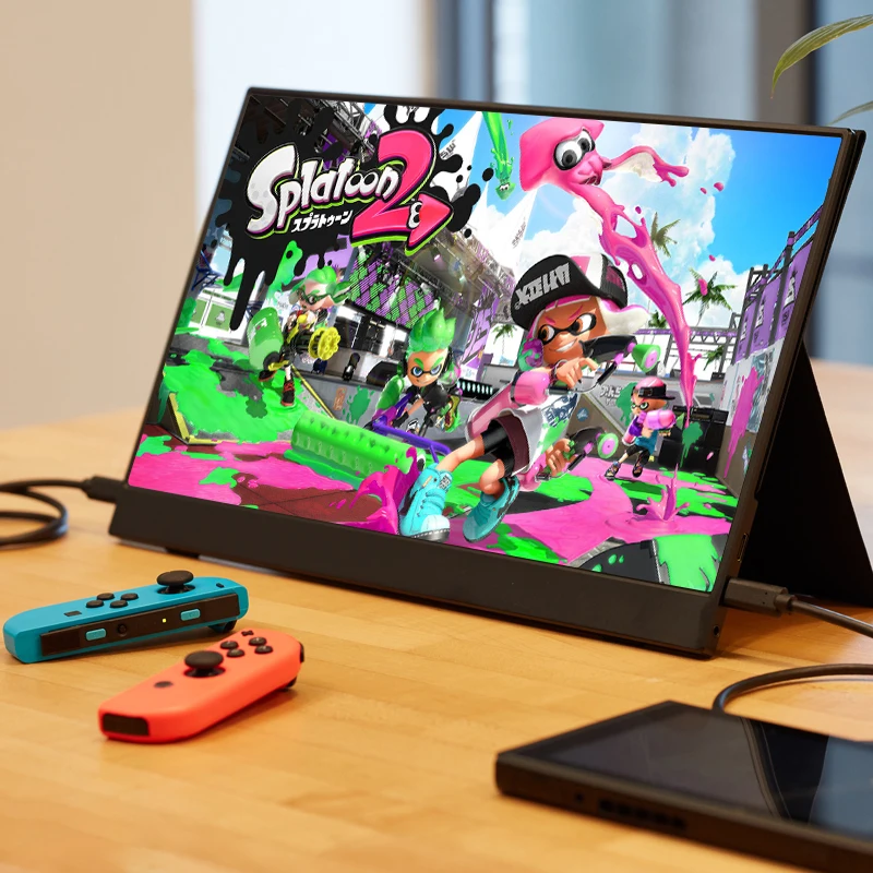 Tempo Di Risposta Sibolan 3Ms 1080P Monitor Portatile Completo Monitor Portatile Da 15.6 Pollici Monitor Da Gioco Led Usb Type-C Ips Per Ps5