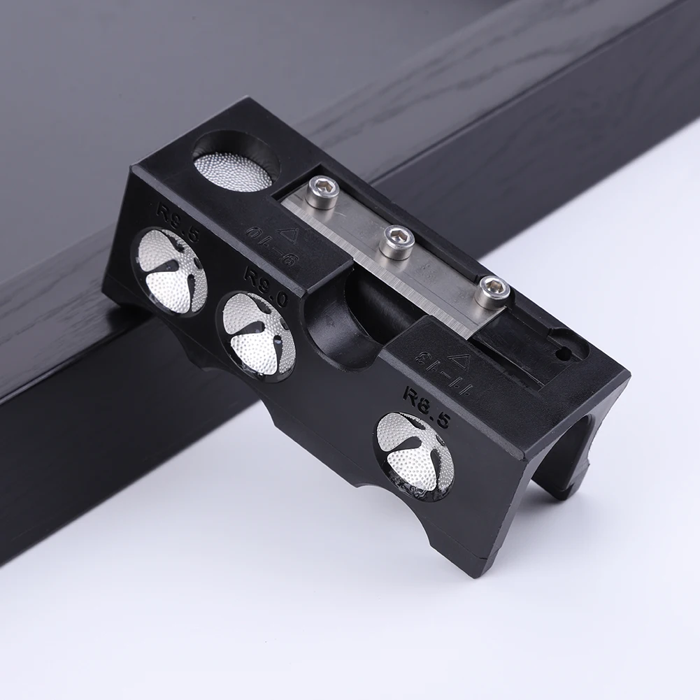 ABS Black Billiard Cue Tip Grinding Tool for Pool and Snooker