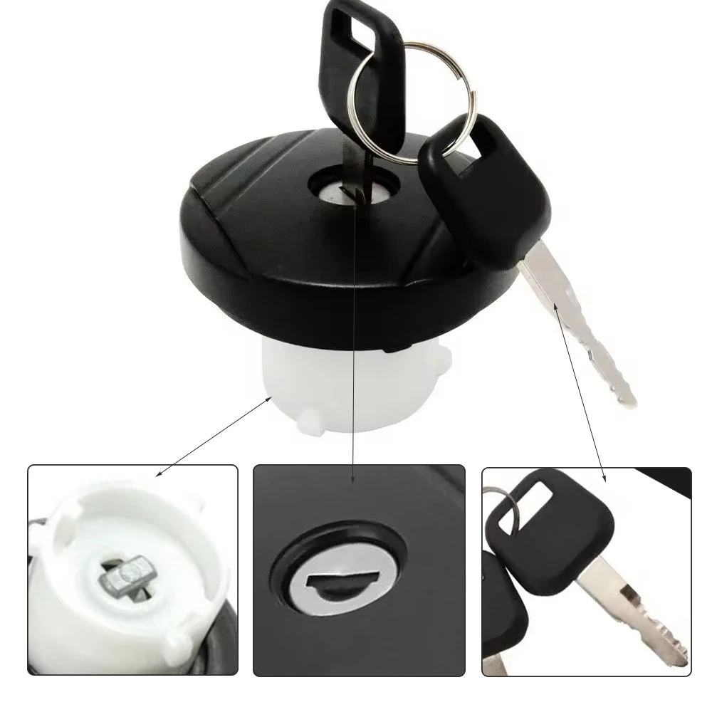 Fuel Tank Filler Gas Cap With 2 keys for Ford TRANSIT MK6 2000-2006 MK7 2006-2014 2C1A9K163AA 4411620 3