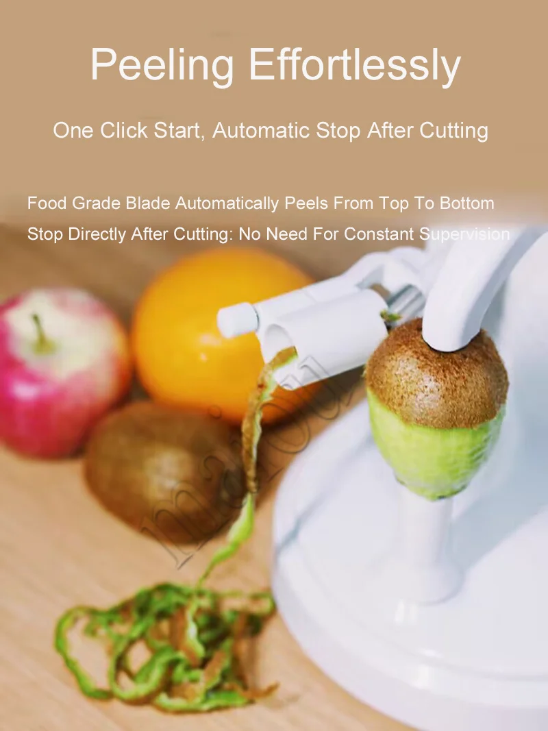 Description Picture 4 of itemElectric Spiral Apple Peeler Cutter Slicer Fruit Potato Peeling Automatic  Operated Machine