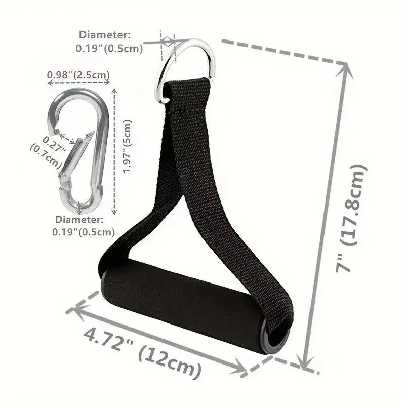 Pull Rope Grip Fitness Handles for Yoga Hammock & Resistance Bands Training 1 Pair fitness resistance band,fitness accessories