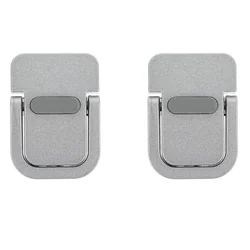 Aluminum Portable Laptop and Keyboard Stand Set (Silver)