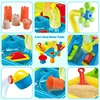 4 In 1 Colorful Kids Sand Water Table With Beach Sand Water Toys, Sensory Table Outdoor Toys Backyard Toys For Kids 4
