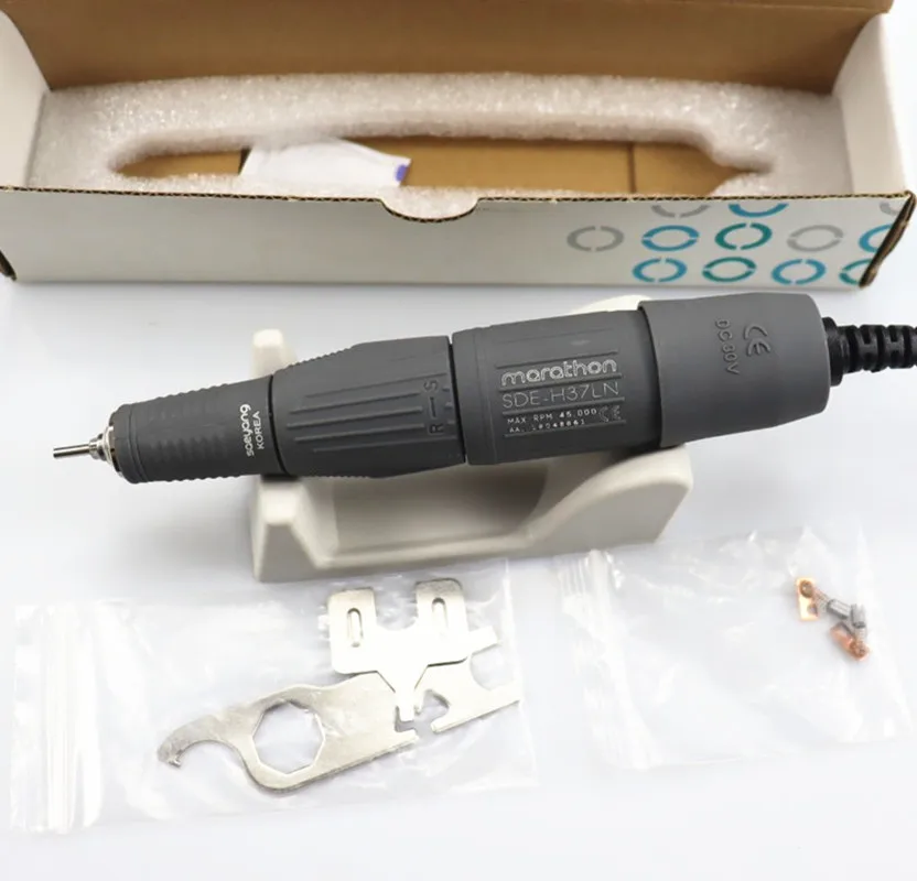 2021NEW STRONG 210 45000RPM 35K & 45K RPM Dental LAB LAAOVE Micromotor Polishing Handpiece 2.35mm SDE-H37LN H37L1 3