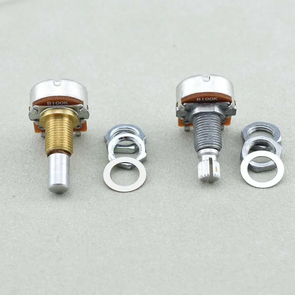 Alpha B50K/B100K Balance Potentiometer(POT) 1 Piece With Center Detent For Electric Bass-KR(Origin) guitar potentiometer