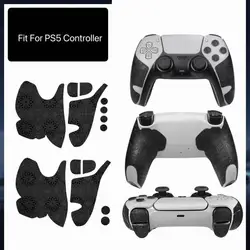 Enhanced Anti - Slip Rubber Controller Grips (P5 Black Grip 2)