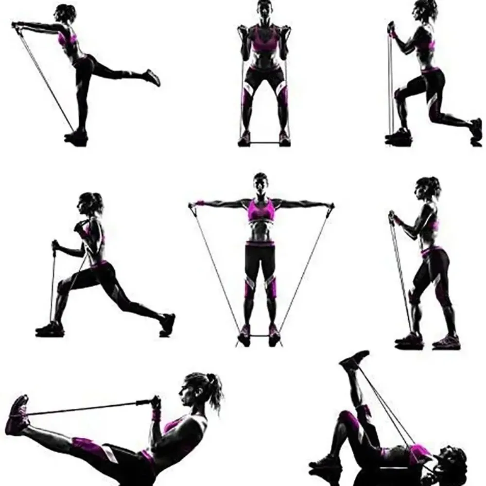 Enhanced Resistance Bands for Strength Training - Durable Exercise Bands with Comfortable Handles for Home Workouts