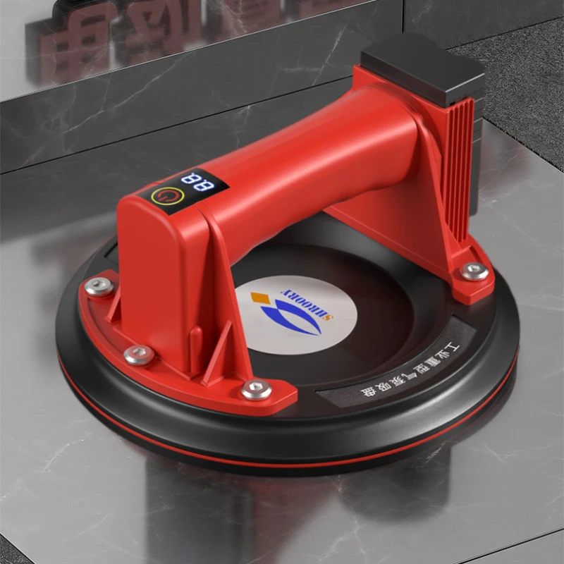 Electric Vacuum Lifter Vacuum Suction Cup 8 Inch 200KG Load Heavy Electric Vacuum Suction Cup Lifter For Glass Tile With 3000mAh Battery Set