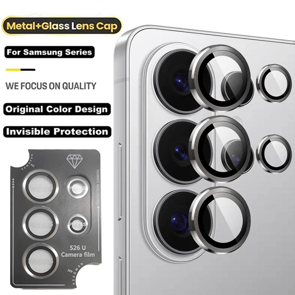 Premium Individual Metal Lens Protectors for Samsung Galaxy Ultra Series - Easy Installation