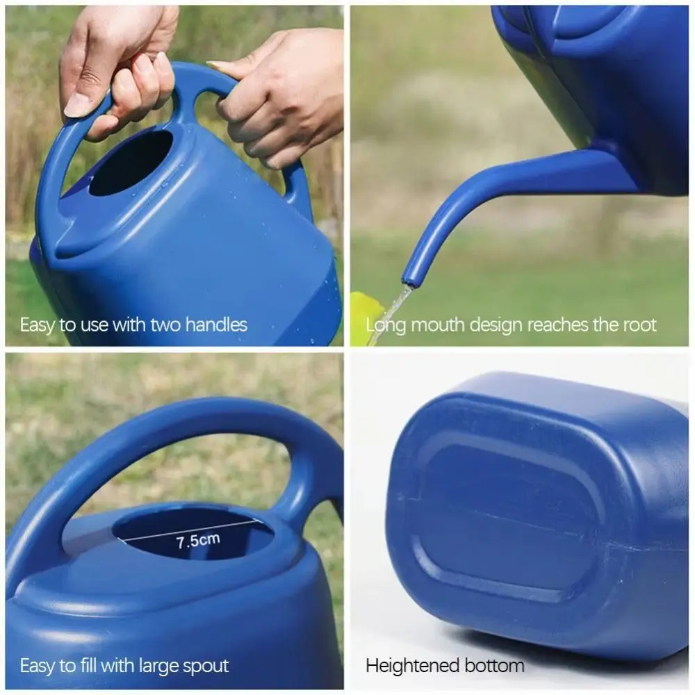 Home Garden 4L Watering Can Large Capacity Long Mouth Plant Sprinkler Garden Tool Lightweight Watering Pot