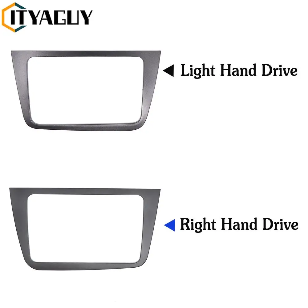 2 Din Car Dvd Fascia Per Seat Altea Lhd Rhd Adapter Stereo Radio Panel Dash Double 2 Din Frame Player Cover Face Bezel