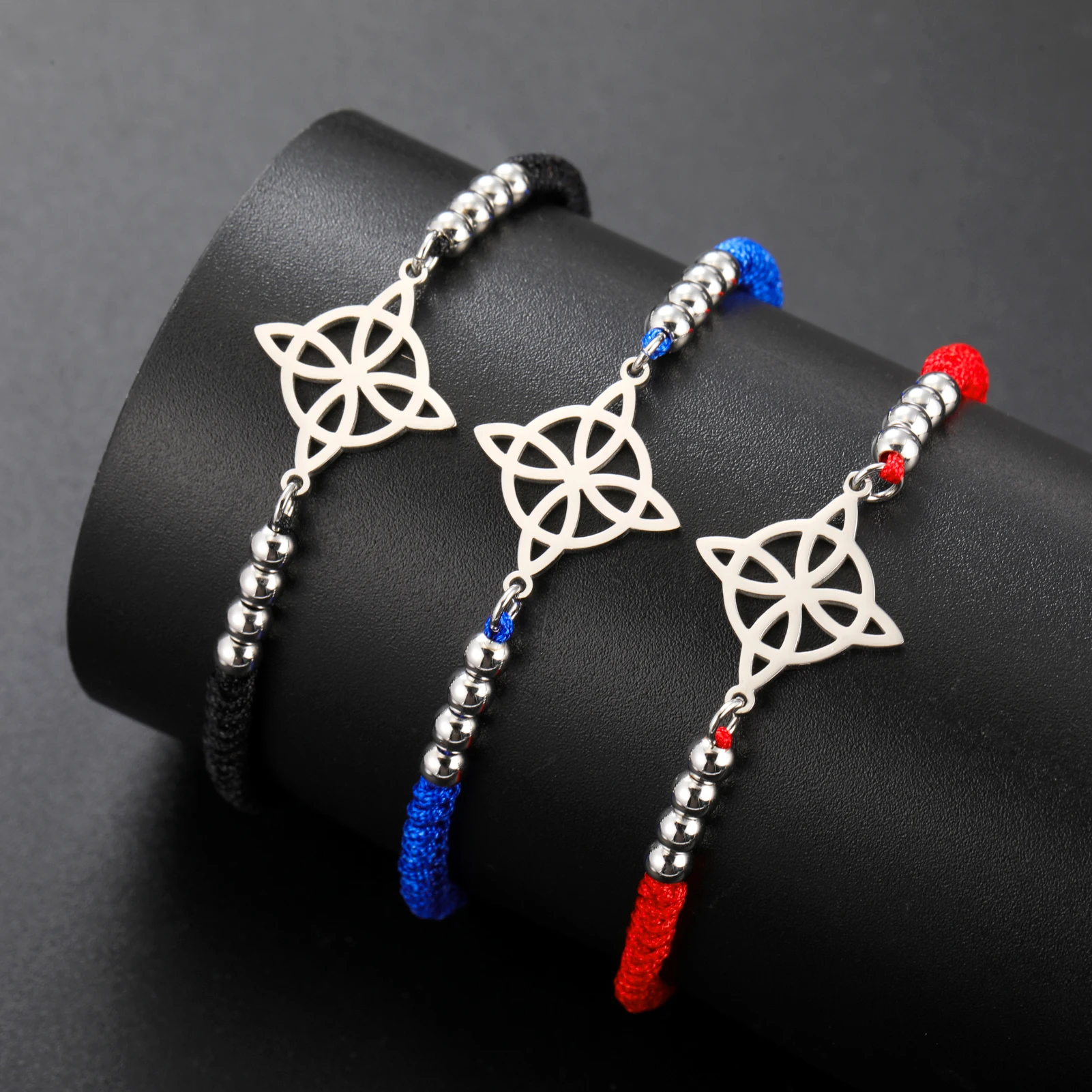 Lucktune Vintage Hexenknoten-Brosche für Damen und Herren, Edelstahl, Hexerei, Glück, magischer Knoten, Schutz, Anstecknadeln, Schmuck, Geschenk – Detail 4