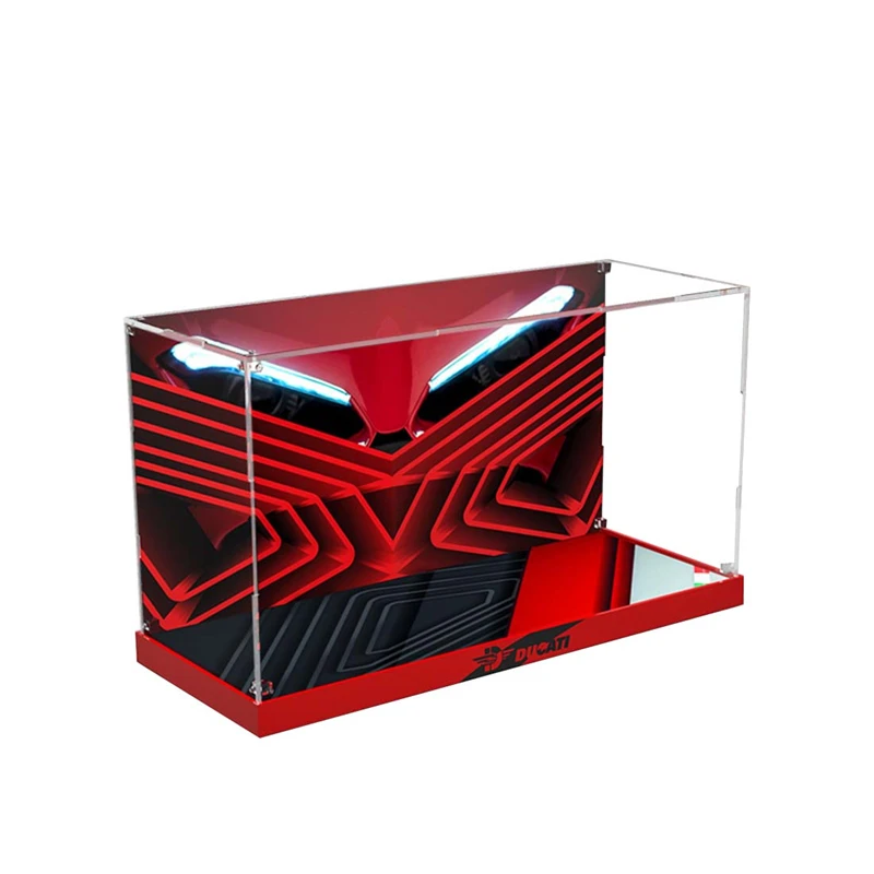 Vetrina Per Lego Panigale V4 R (42107), 3Mm Teca In Acrilico Per Lego 42107 (Set Di Modelli Non Inclusi)