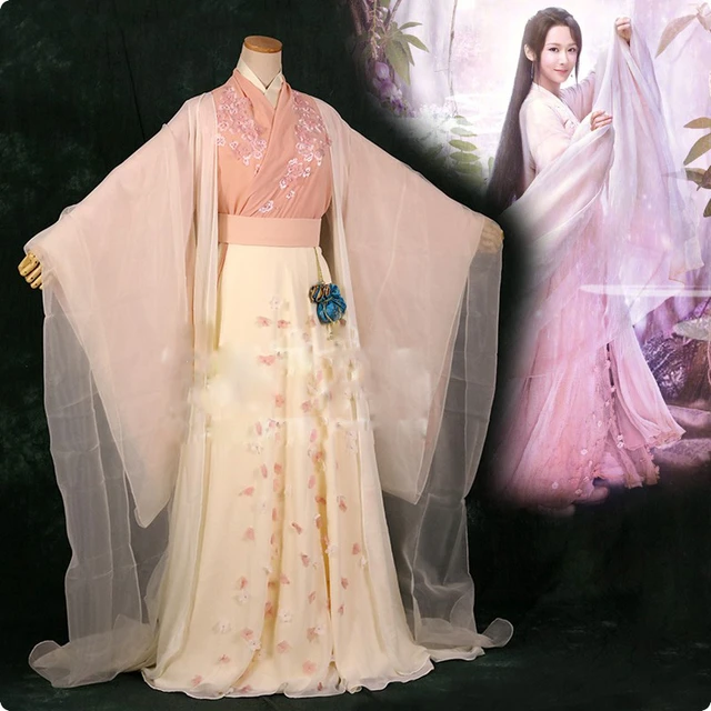 Multiple Designs Female Immortal Fairy Costume for Drama Ancient Love  Poetry Actress Zhou Dongyu Princess Hanfu Stage Outfit - AliExpress